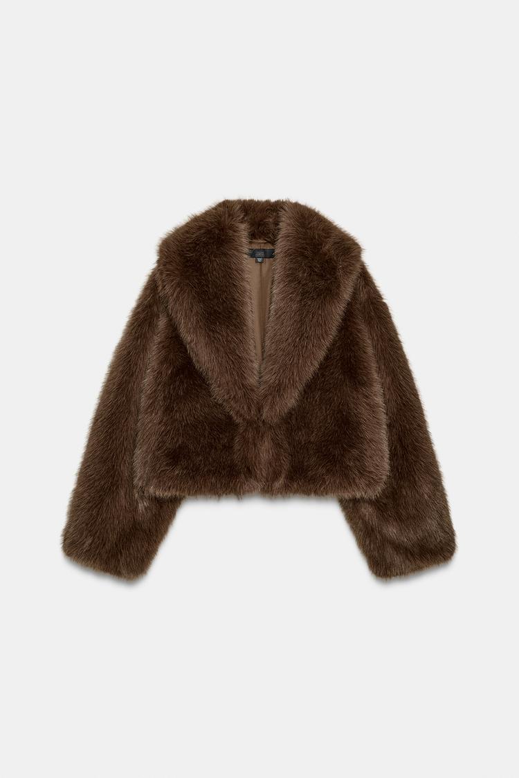 Faux fur jacket